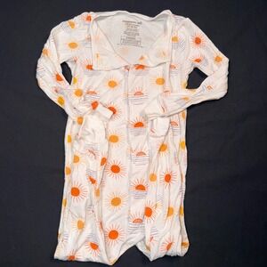 Magnetic Me Modal Baby Pajamas Sun Print Footie Sleepers 18 24 Months